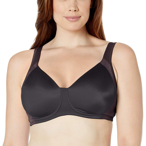 Playtex Women's 18 Hour No Poke No Dig Underwire Bra US4698, Black, 42DD