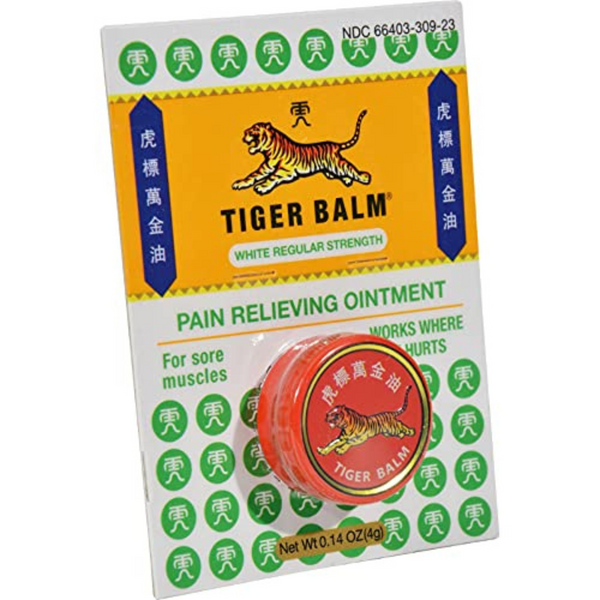 TIGER BALM TIGER BALM,REG STRNG,WHT, .14 OZ