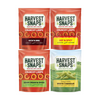 Variety Pack Harvest Snaps Veggie Chips - 4 Flavor Assortment - Kick'n BBQ, Sour Cream & Onion, Hot & Spicy, White Cheddar - 4 Pack - Healthy Snack, Gluten-Free, Baked Crisps, High Fiber, Low Calorie