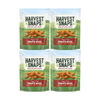 Snack Pack Harvest Snaps Veggie Chips Tomato Basil Flavor – 4 Pack – for Adults & Kids – Gluten-Free, Plant-Based Protein, Non-GMO, Low Calorie Snack – Perfect for On-the-Go