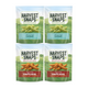 Variety Pack Harvest Snaps Veggie Chips, 4 Pack Assortment with 2 Caesar and 2 Tomato Basil, Crunchy and Delicious Snack, Healthy and Gluten-Free, Perfect for On-the-Go or Sharing