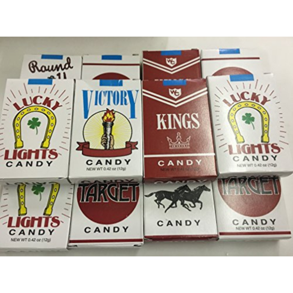 12 PACKS CANDY CIGARETTES