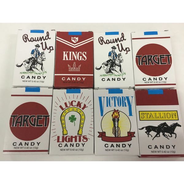 8 PACKS CANDY CIGARETTES