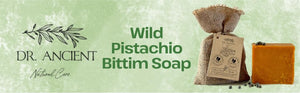 Bittim Soap Bar, Turkish Handmade Natural Soap Bar with Wild Pistachio Oil, Face & Body Artisan Bath Soap, Traditional Cleansing Bar, 4.8 oz - Personal Care