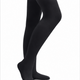 Moret Kids Girls' Ballet and Dance 3-Pack Single Pack Footed Tights - Ultra Soft Stretchy Opaque Nylon Spandex Tights for Gymnastics Recital and Studio, Black, Large