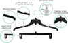 Big TOP DEALS USA Shirt Hangers, Recycled Plastic, Black, 17 Inch, - Personal Care - Image 1