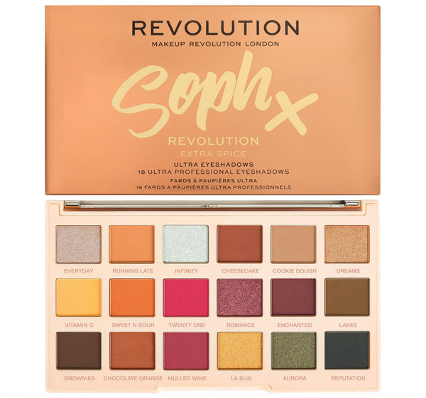 Makeup Revolution Eyeshadow Palette, X Soph Extra Spice