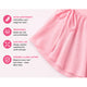 Moret Kids Girls' Ballet and Dance Chiffon Wrap Skirt - Lightweight Pull-On Practice Recital Tutu Skirt Activewear for Toddler and Little Kids, Pink, Small