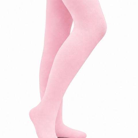 Moret Kids Girls' Ballet and Dance 3-Pack Single Pack Footed Tights - Ultra Soft Stretchy Opaque Nylon Spandex Tights for Gymnastics Recital and Studio, Pink, X-Small