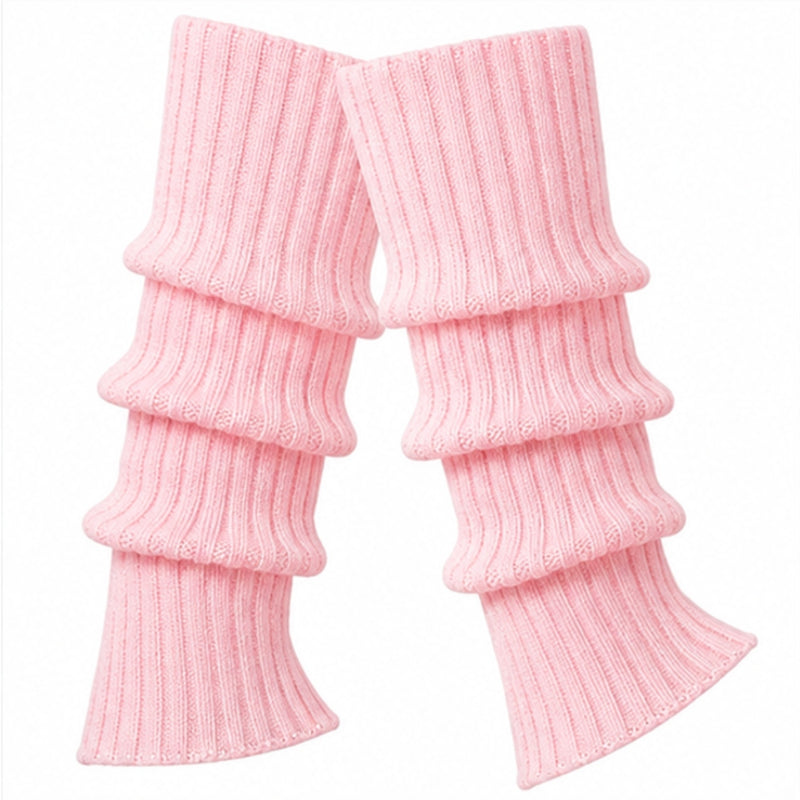 Moret Kids Girls' Ballet and Dance Silver Lurex Legwarmers - Sparkling Glitter 80s Costume Accessories for Gymnastics Warm Up and Active Play, Pink, One Size