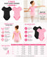 Moret Kids Girls' Ballet and Dance 2-Pack Short Sleeve Leotard - Combination Pack (Pink & Black) - Classic Cotton Stretch Studio Practice Outfit for Gymnastics Recitals and Performance, Black, Small